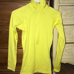 Yellow Nike running jacket